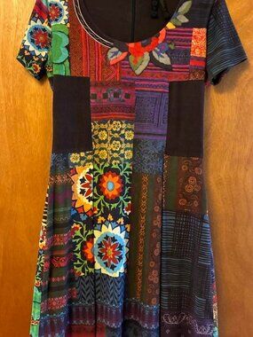 Desigual Multicolored Women's Dress (Size M)